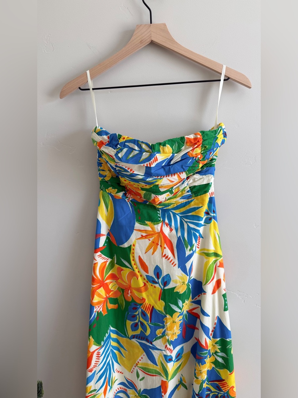Petal & Pup Floral Strapless Midi Dress in Malta Print - Picture 10 of 13